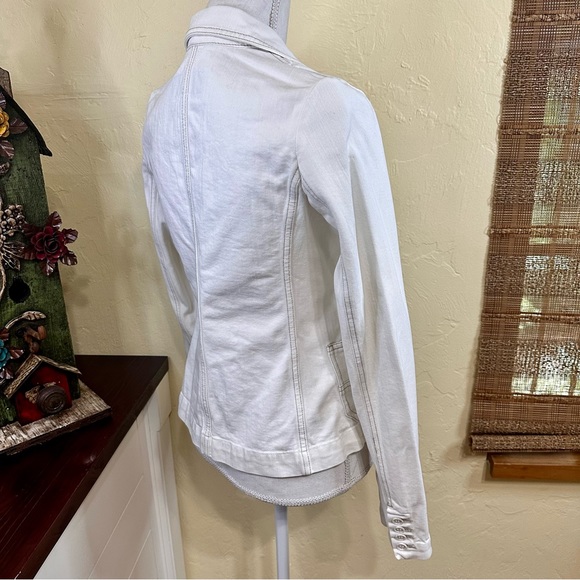 Juicy Couture White Jean Jacket - Picture 8 of 9